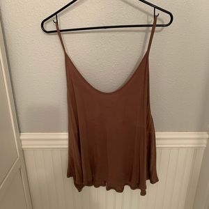 Brown tank top